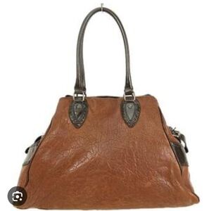 Fendi Tan Leather Shoulder Bag